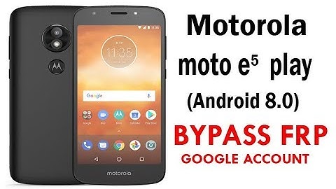 Moto E5 Play (Android 8.0) Google Account lock Bypass Easy Steps NO TALKBACK | NO Help & Feedback