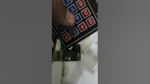Keyboard and Display Interface with MCU