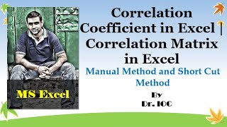 Correlation Coefficient in Excel | Correlation Matrix in Excel | By DIO