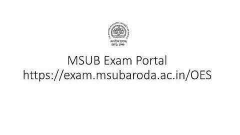 How to use MSU exam portal