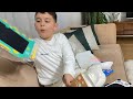 Yusuf çizim tabletlerine bayıldı😍 Dinozorlu ve pandalı istediği resmi çizdi🤩