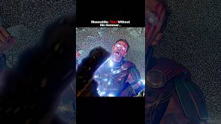Meanwhile : Thor without hammer ☠️||#ironman #thor #hulk #spiderman #avengers #marvel #shorts #viral