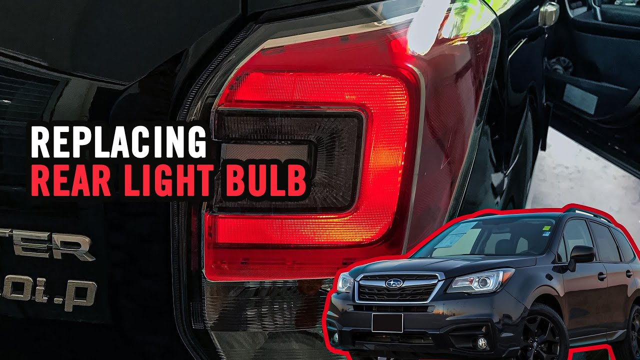 How To Replace Tail Light On 2017 Subaru Forester | Shelly Lighting
