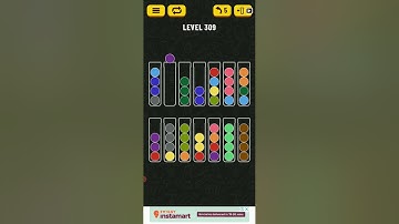 Ball sort puzzle level 309 #difficultlevel