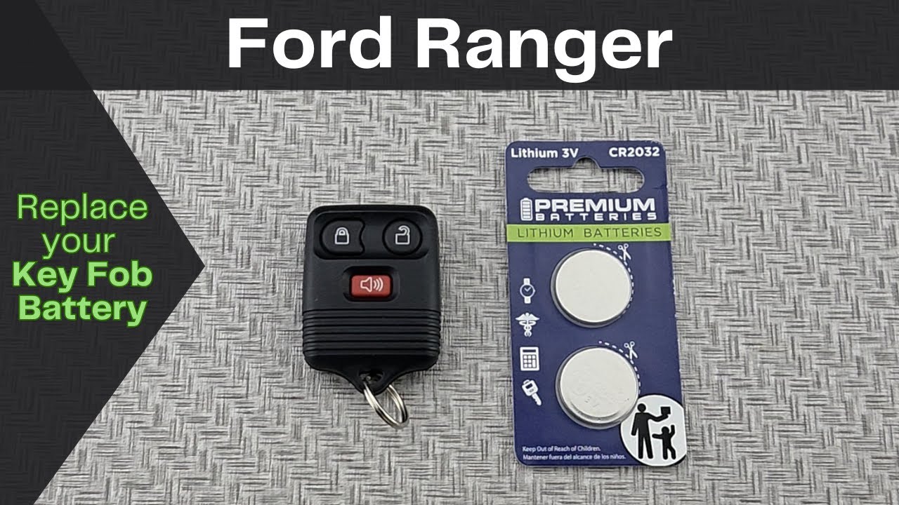How to DIY Replace or Change a 2002 - 2011 Ford Ranger Key Fob Remote ...