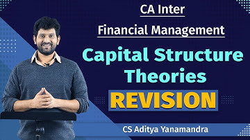 CA Inter FM |Capital Structure Theories | Revision | Sep