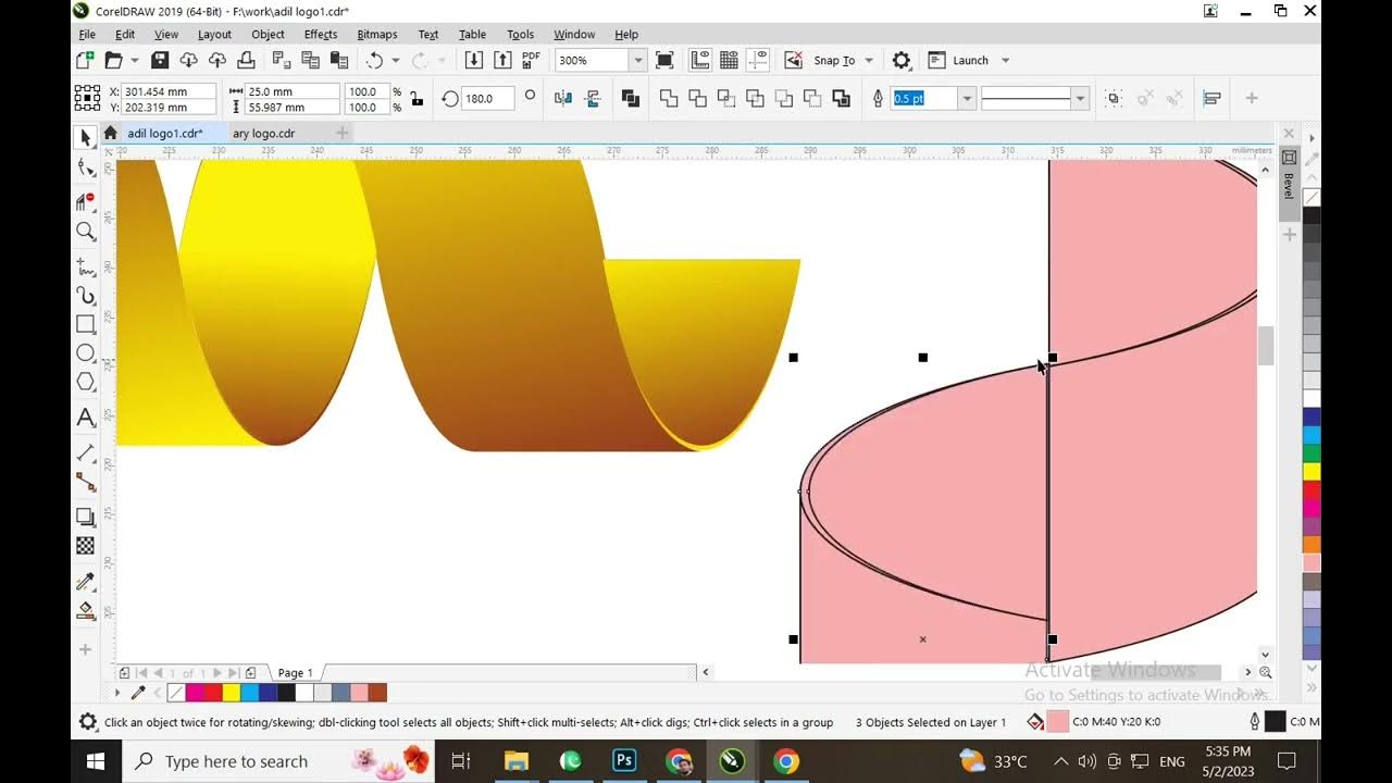 How To Create 3D Logo In Coreldraw YouTube how-to-create-3d-logo-in-coreldraw-youtube