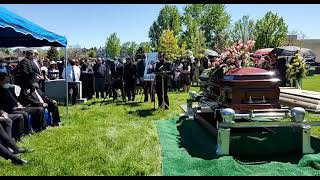 Pemakaman Christine Silitonga Rotinsulu @Olinger Hampden Cemetery Denver Colorado USA - 24 Mei 2021.