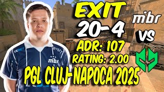 exit drops 20 Kills vs Imperial fe! exit POV (Mirage) at PGL Cluj-Napoca 2025