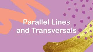Parallel Lines and Transversals Notes