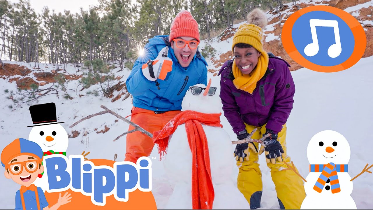 ️SNOWY DAY | Blippi 🔍 | Kids Learning Videos! | Exploring and Learning ...