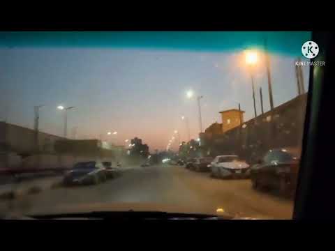 جوله فى طريق مسطرد الجديد شارع البترول شركه البترول الطريق الدائرى فلوج فى شوارع مصر القاهره مسطرد