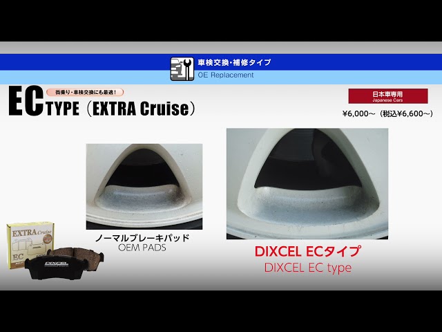 DIXCELブレーキパッド】ECタイプ / EXTRA Cruise - YouTube