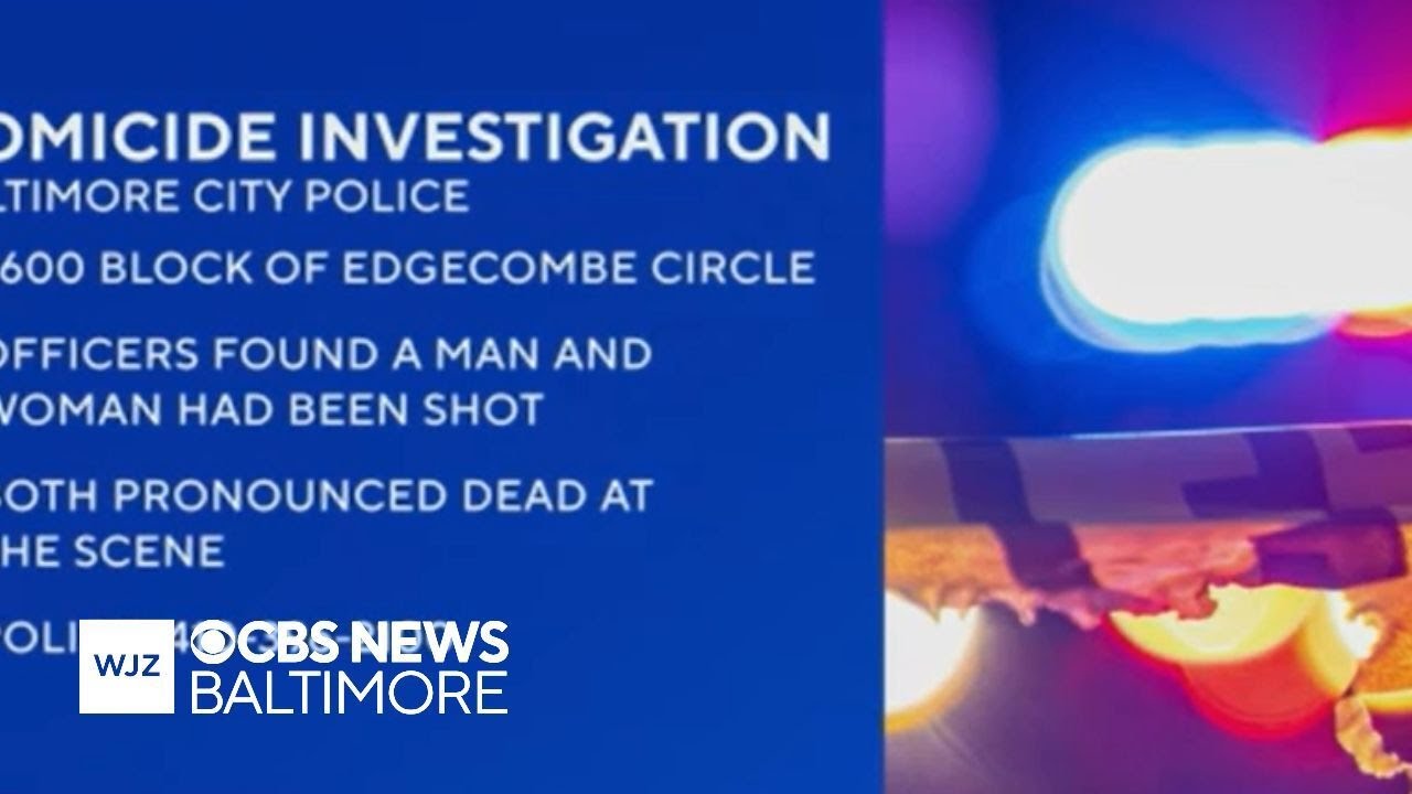 Baltimore police investigating deadly double shooting - YouTube