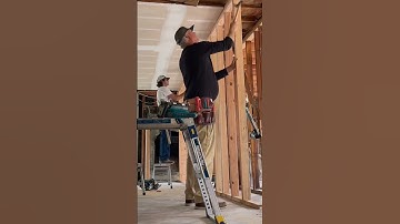Framing “temporary” support walls. Big beams going in soon stay tuned! #construction #framing
