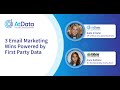 3 email marketing wins powered by first party data