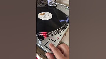How to play a record on a Technics 1200 turntable.