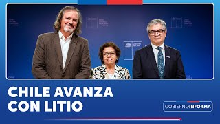 Gobierno Informa | Chile avanza con Litio