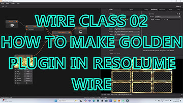 Wire Class 02 . How To Make Golden Plugin In Resolume Wire. resolume wire tutorial @Vjjas @VjShravan