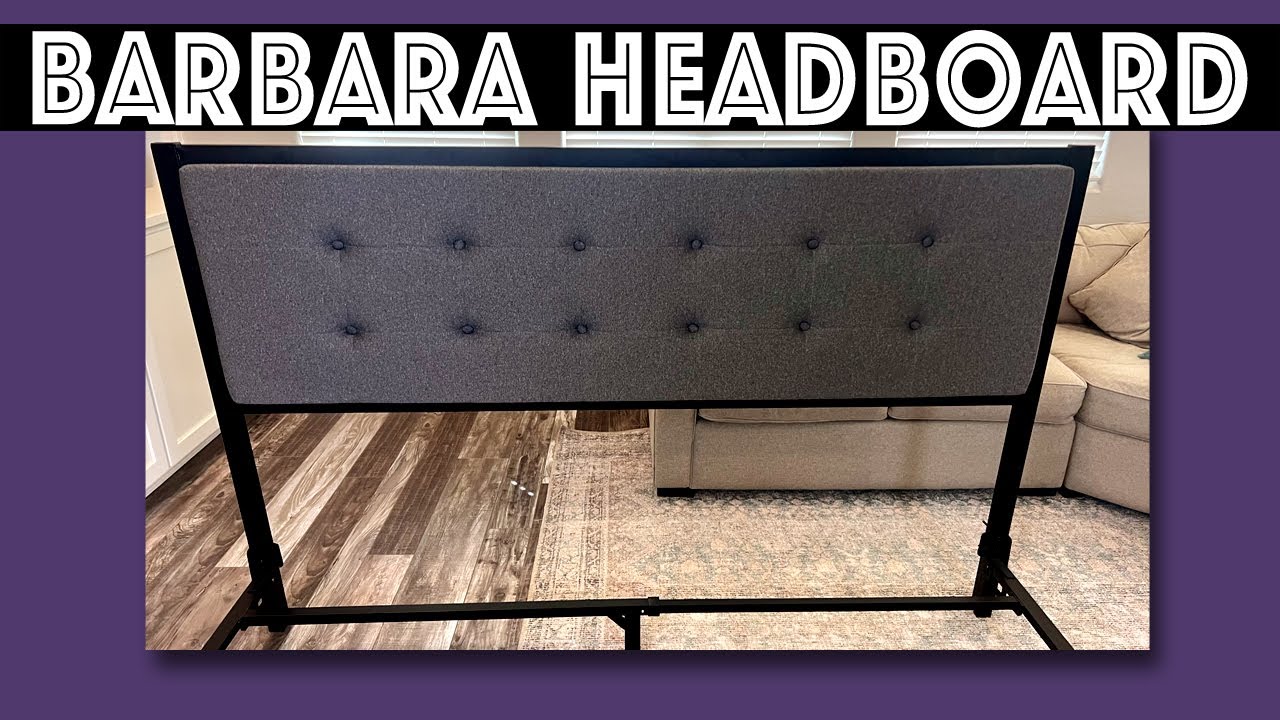 Zinus Barbara Upholstered Metal Headboard Review