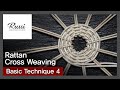 라탄 기초 심어짜기(라탄조명) [라탄공예] 취미 수업 온라인클래스 4. :Rattan Craft : cross weaving basic technique,3D ,라탄재료,가스워머