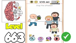Brain test level 663 Solution