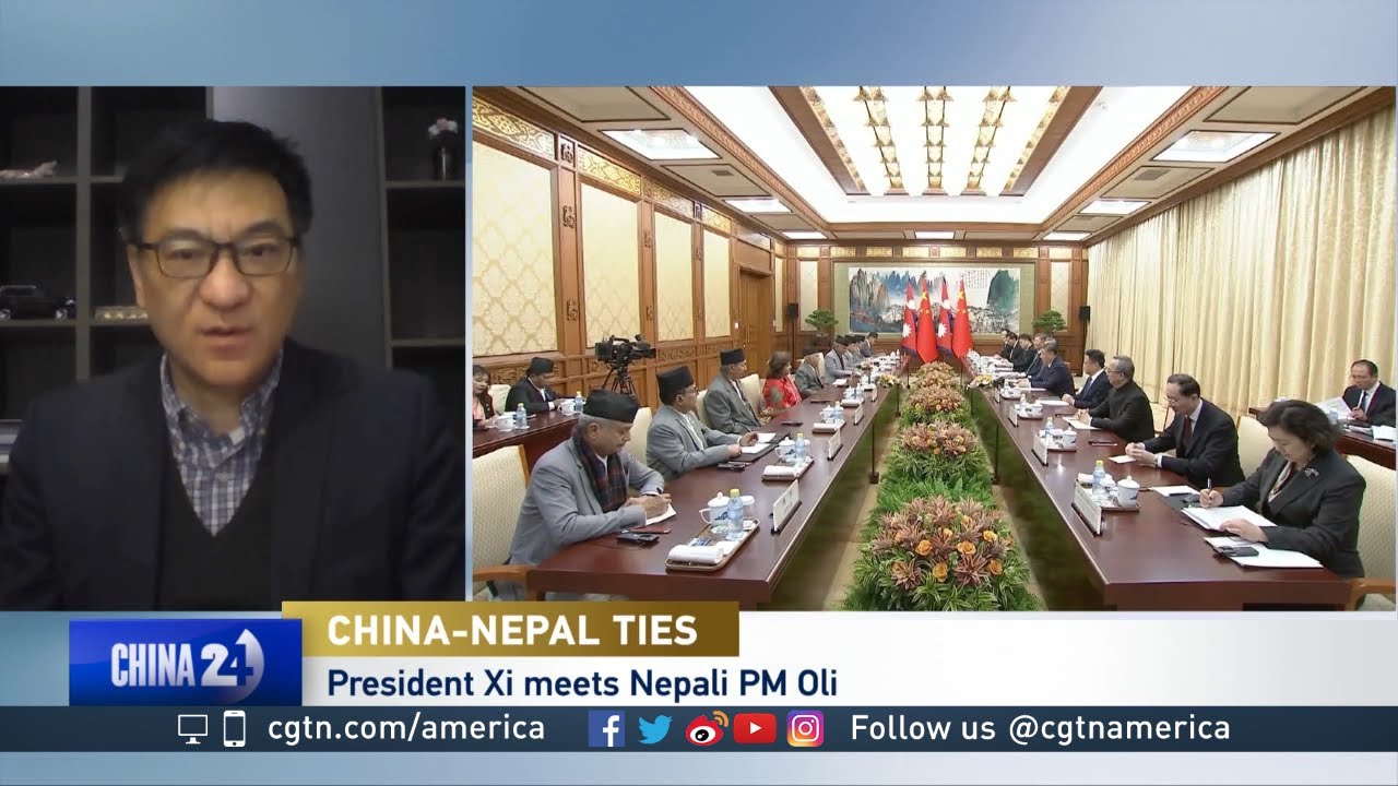 President Xi meets with Nepal's Prime Minister Oli