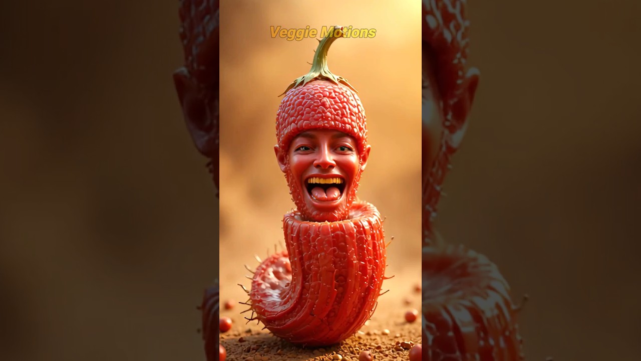 🍒 Fork Feeding Cute Fruit Characters 🥭 | Relaxing ASMR Animation & Soft Sounds - 