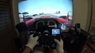 rfactor2 Flat spot FFB effect - MMos DD wheel test