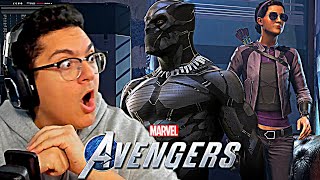 Rest in power chadwick boseman. marvel's avengers game - black panther
confirmed, hawkeye story dlc reveal reaction! another war table
presentation took plac...