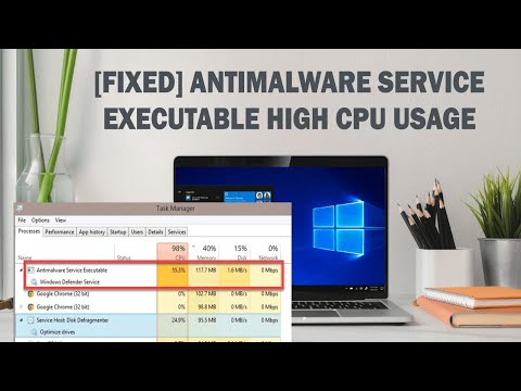 Fix AntiMalware Service Executable From Using High CPU Disk In Windows 10 Urdu