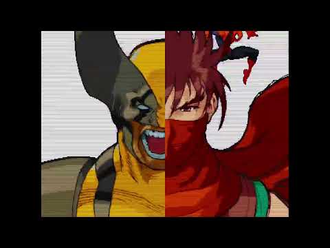 Marvel vs. Capcom - Wolverine, Strider Hiryu vs. Red Venom, Spiderman 8