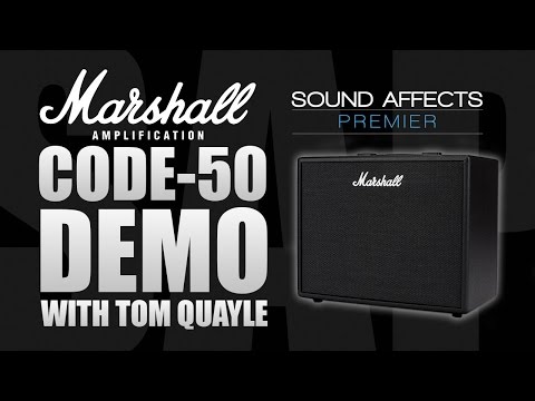 Marshall CODE 50 Bluetooth Guitar Combo Amplifier Demo Review