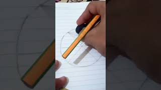 ✨ Beautiful Circle Pattern Wall Design | Easy Geometric Art Drawing pattern#youtubeshorts #viralart