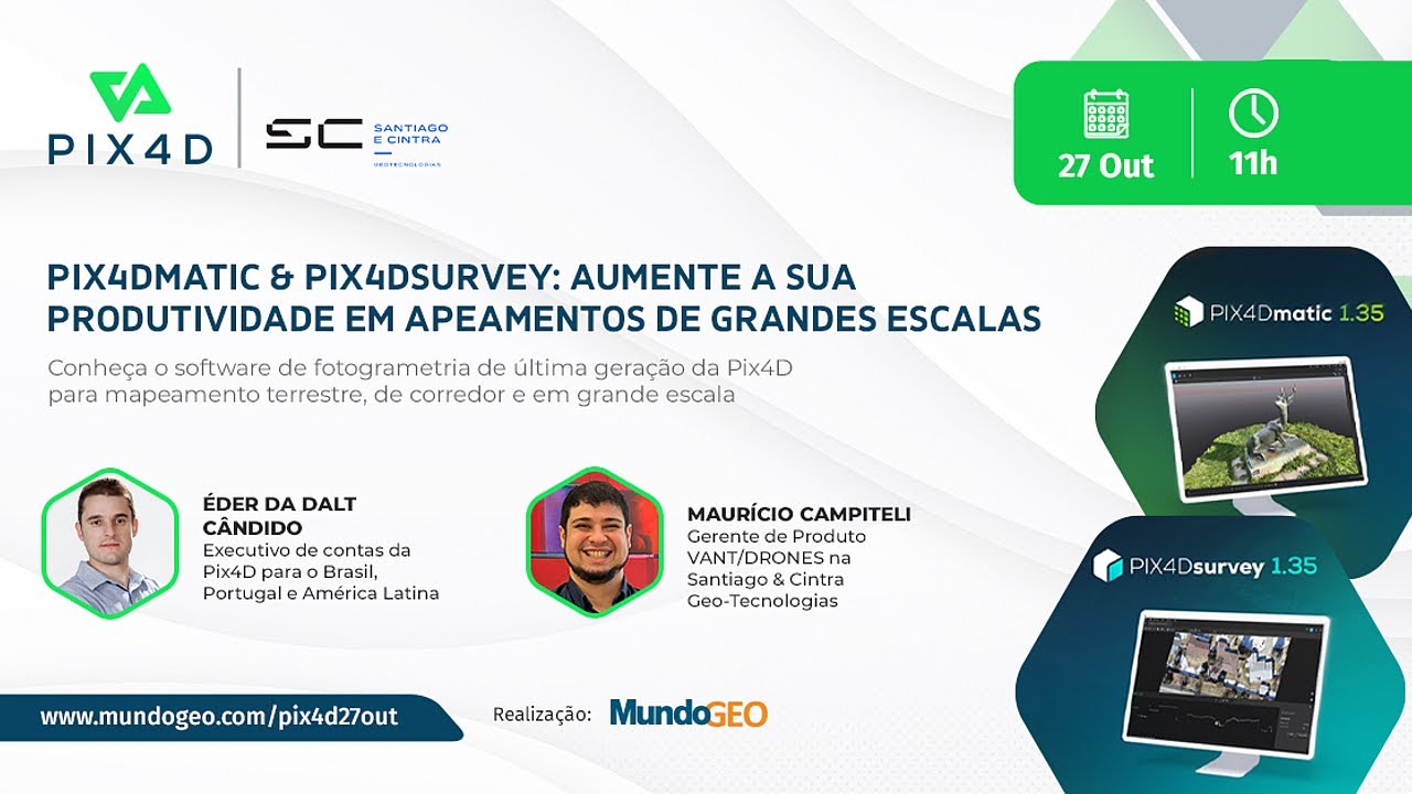 PIX4Dmatic & PIX4Dsurvey: aumente a sua produtividade em mapeamentos de grandes escalas