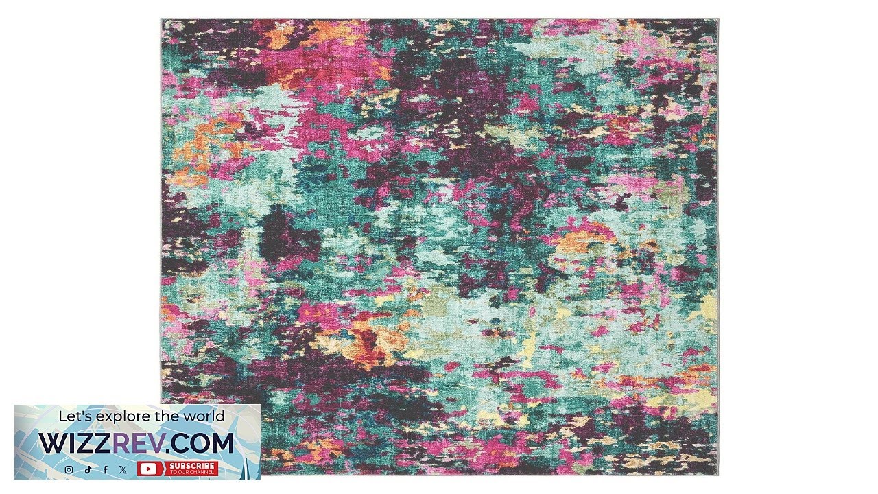 Garvee 9x12 Washable Rugs Non Slip Classroom Rugs Soft Neutral Area Rug