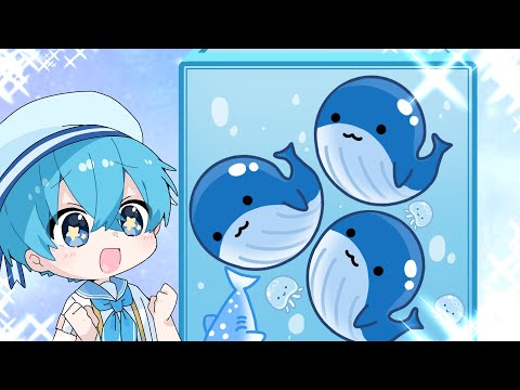 スイカゲームのクジラ版「クジラゲーム」でトリプルクジラ達成したヤバ