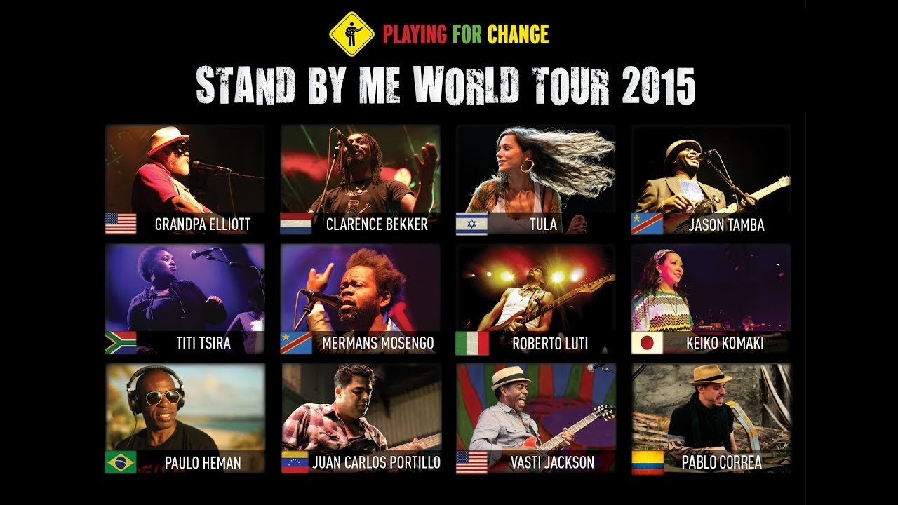 Stand By Me Playing For Change Band Live in Brazil 2 - YouTube