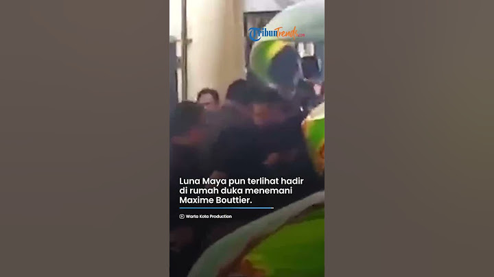 Ibu Maxime Bouttier Meninggal Dunia, Luna Maya Hadir di Rumah Duka Menemani Kekasihnya