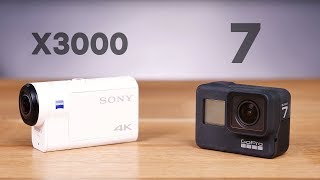 GoPro Hero7 Black vs Sony X3000! Первое сравнение