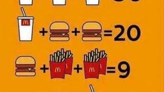 Can YOU solve this McDonald's maths puzzle