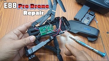 Replacing Drone Motor And Gear | E88 pro Drone Repair