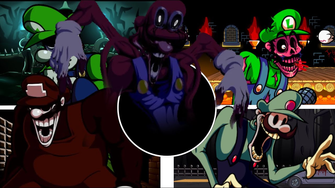 The Slaughtered V2 / The Fighters but its half of the Marios Madness V2 Characters VS Xenophanes