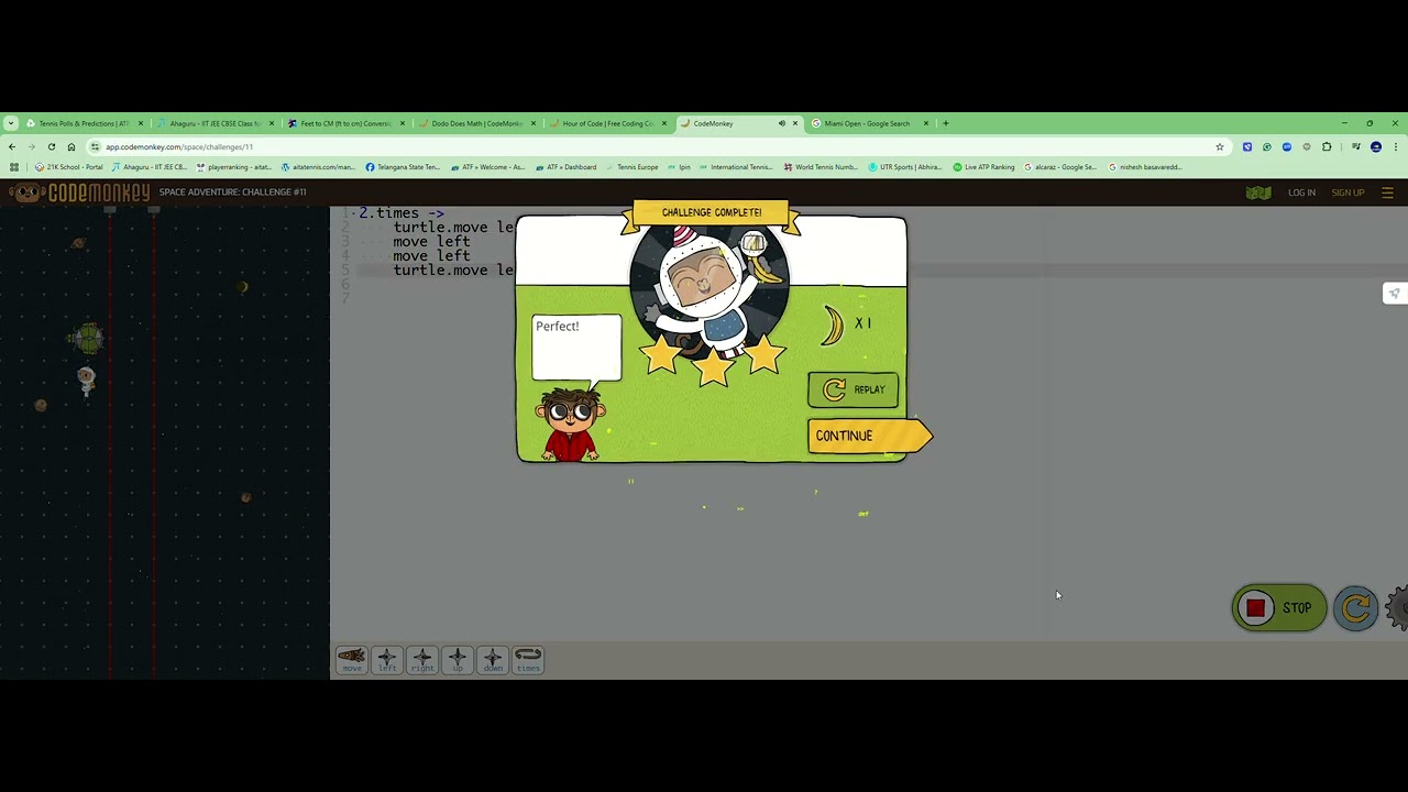 Code Monkey Space Adventure Levels 1-17