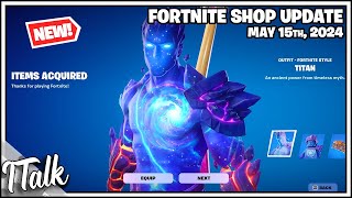 *NEW* TITAN SKIN \& EMOTE! Fortnite Item Shop [May 15th, 2024] (Fortnite Chapter 5)