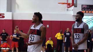 Donovan Mitchell & Jaylen Brown Battle To See Who Can Make The Most 3 Pointers. Usa Basketball 2019