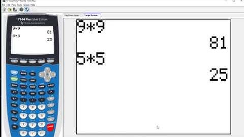Ti-84 Skills - How to generate a list of perfect squares