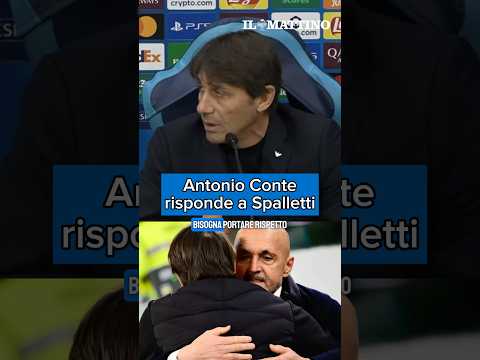 Video Antonio Conte risponde a Luciano Spalletti: la risposta in conferenza stampa