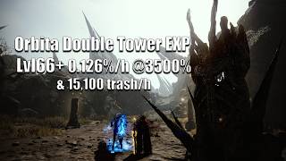 BDO Double Tower Orbita EXP - 0.126%/h @ 3500% lvl66+ 15.1k/h