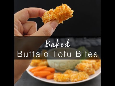 Crunchy Vegan Buffalo Tofu Bites